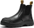 ROCKROOSTER Gammon Men's Slip On Work Boots for Comfort
