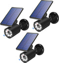 Solar Motion Lights Outdoor 2000LM Security Flood Lights - Bright