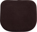 Brown Foam Seat Cushions for Dining Chairs 17in x 15in - Soft Non Slip
