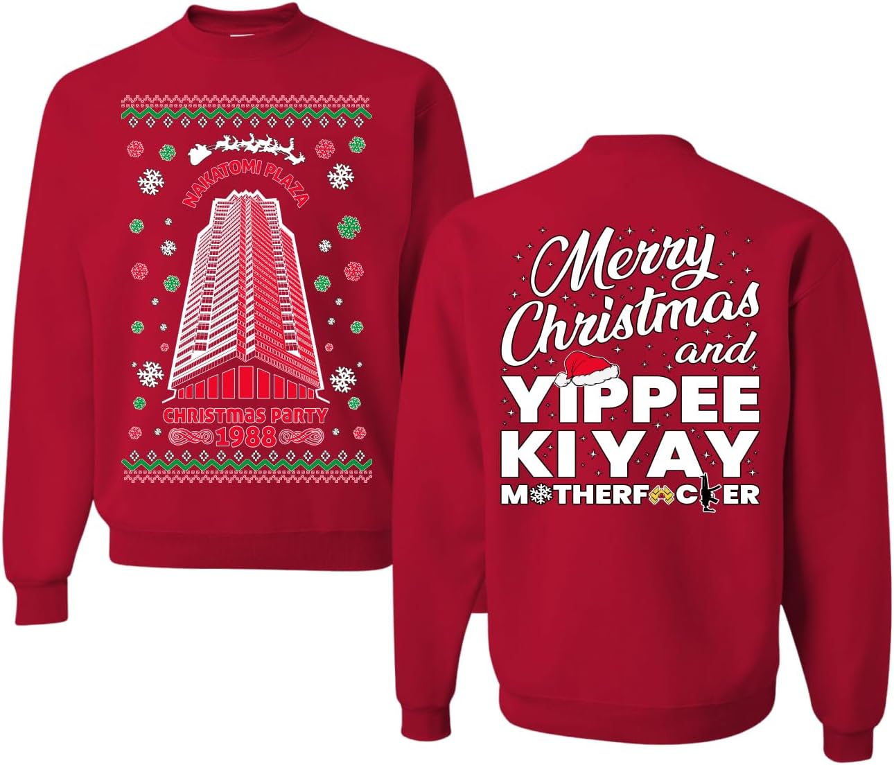 Nakatomi Plaza Christmas Party Ugly Sweater for Everyone