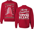 Wild Bobby Die Hard Ugly Christmas Sweater Crewneck Sweatshirt Men's