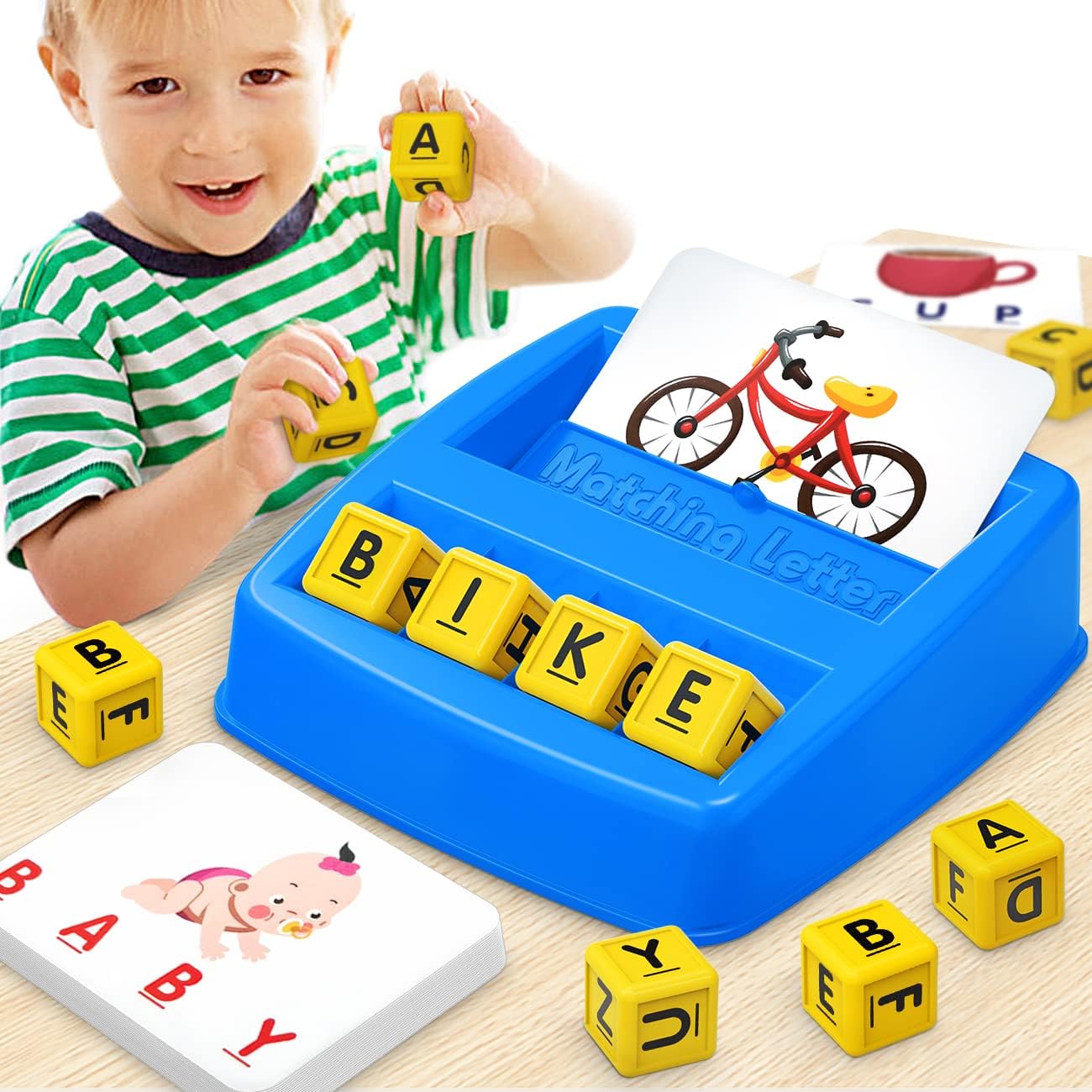 ABC Matching Letter Game for Boys 3-8yrs, Educational Toddler Toy