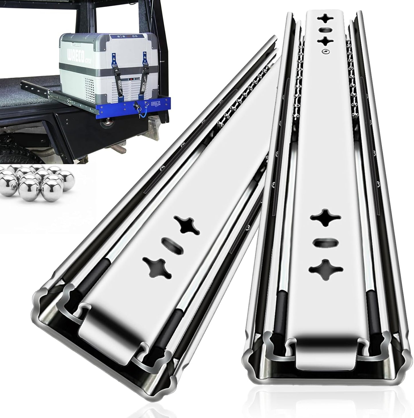 YENUO Heavy Duty Drawer Slides Full Extension for 22 Inch Drawers