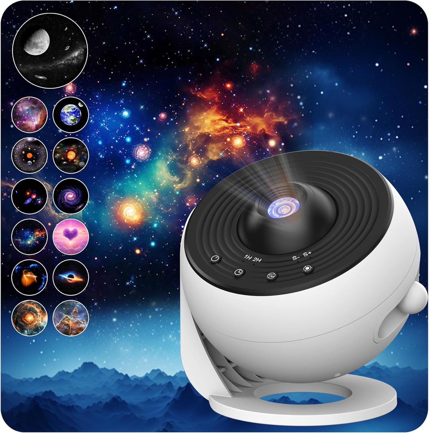 4K Galaxy Star Projector - Dreamlike Bedroom Decor