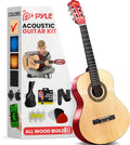 Pyle 30-Inch Beginner Acoustic Guitar Kit for Kids & Adults