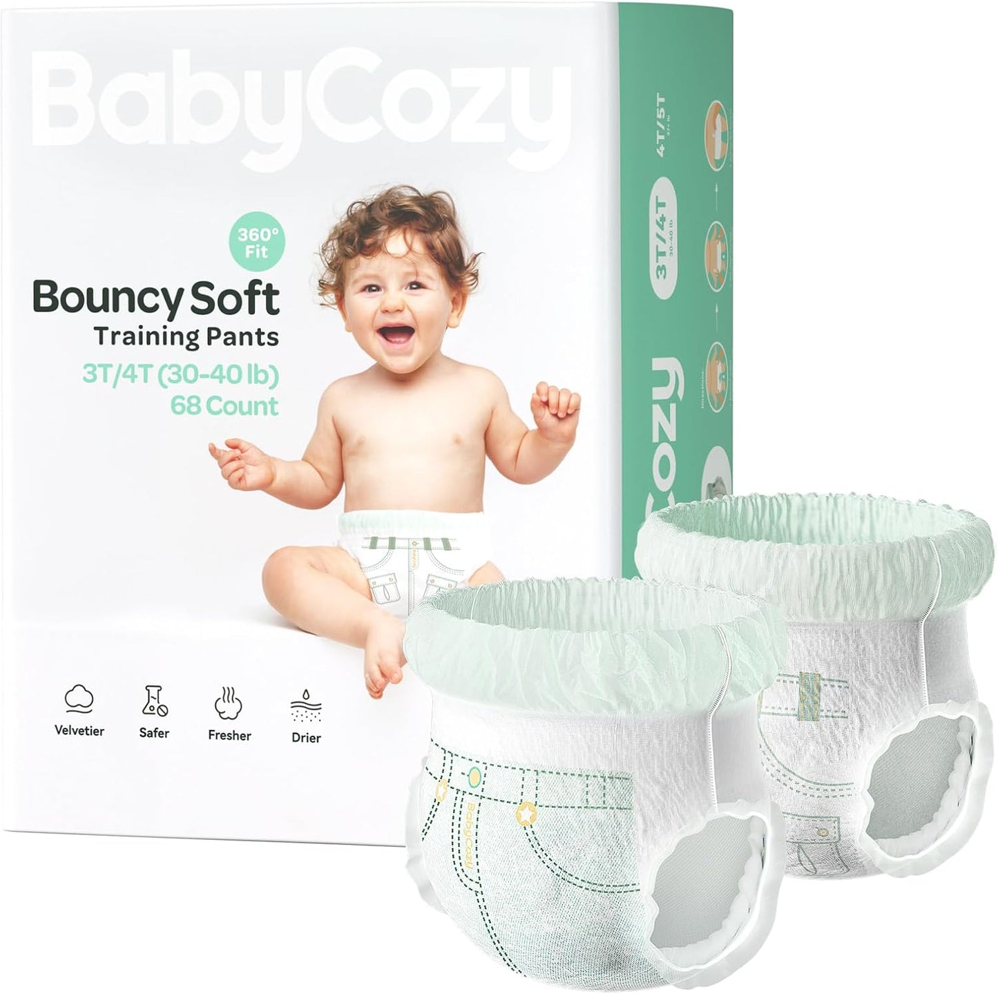 Leak-Proof Hypoallergenic Toddler Training Pants