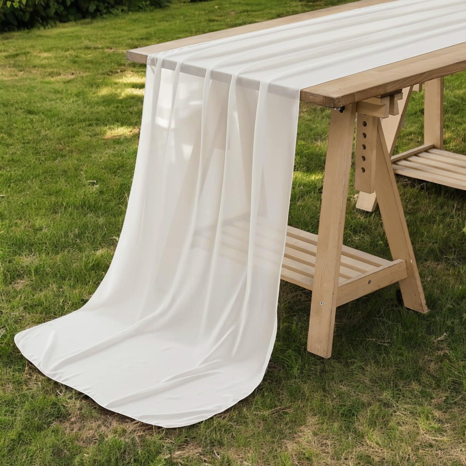 Chiffon Table Runner Pack of 25 for Weddings and Events