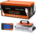 CHINS 36V Lithium Golf Cart Battery 100Ah - Reliable Range & Bluetooth