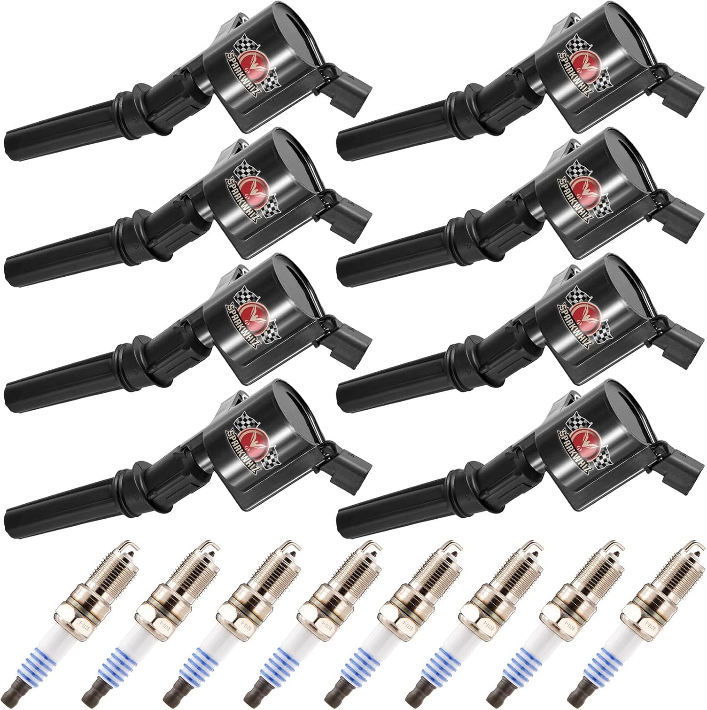 DG508 Ignition Coils with Iridium Spark Plugs for Ford Vehicles