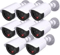 Dummy Surveillance CCTV Dome Camera 8-Pack - Budget Deterrent Kit
