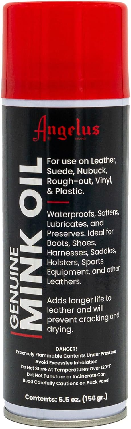 Angelus Professional Mink Oil: Nourishes & Protects