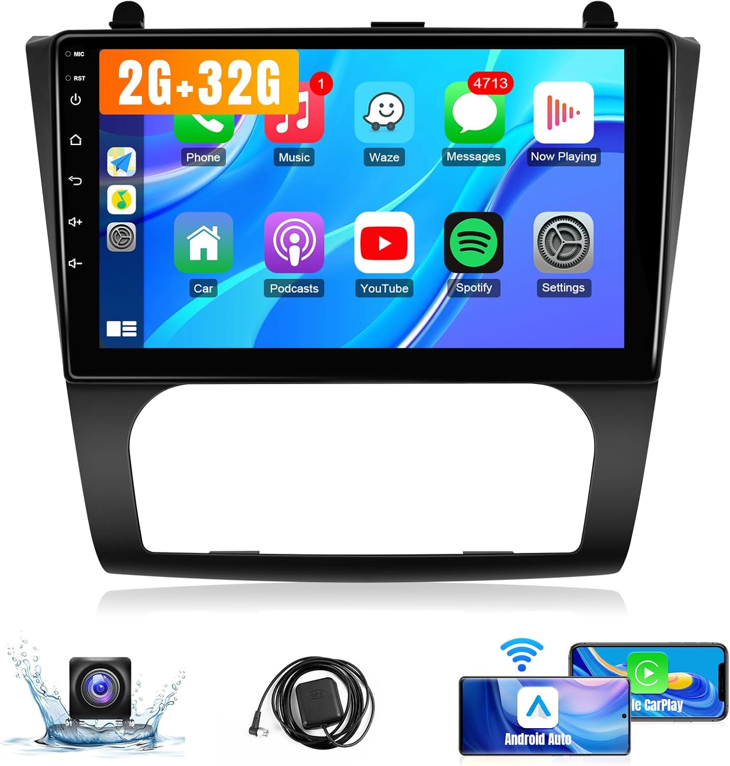 Car Radio for Nissan Altima 2008-2012 with Wireless CarPlay