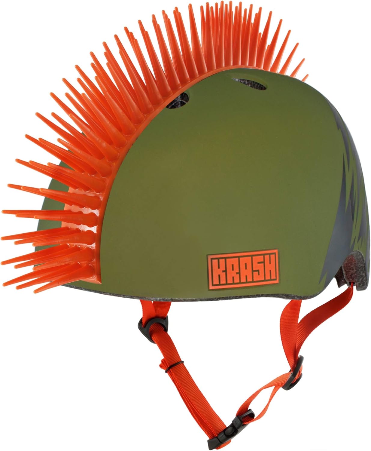 Krash Vector Victor Helmet with 3D Mohawk for Kids Ages 8-14