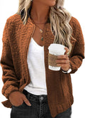 Bomber Jackets for Women Spring Fashion 2025 Cute Jacquard Coat