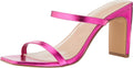 Women Avery Square Toe Two Strap High Heeled Sandal - Statement Heel