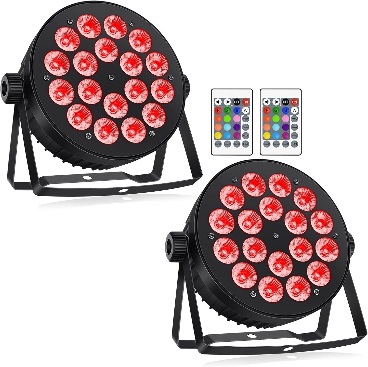 LED Par Lights DMX 90W RGBW Stage Lighting for Events & Parties