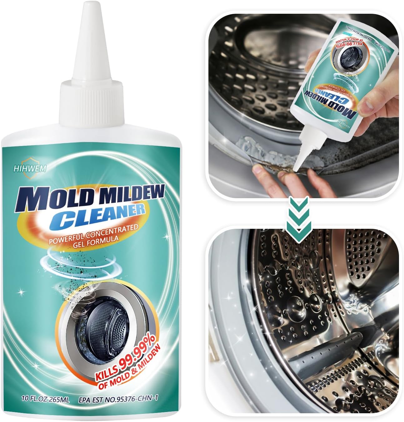 10oz Mold Remover Gel - Kitchen & Bathroom Cleaner