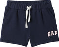 GAP Baby Girls' Logo Shorts - Soft Comfy Fleece for Playtime