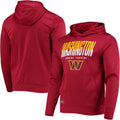 NFL Youth 8-20 Commanders Red Performance Logo Pullover Hoodie