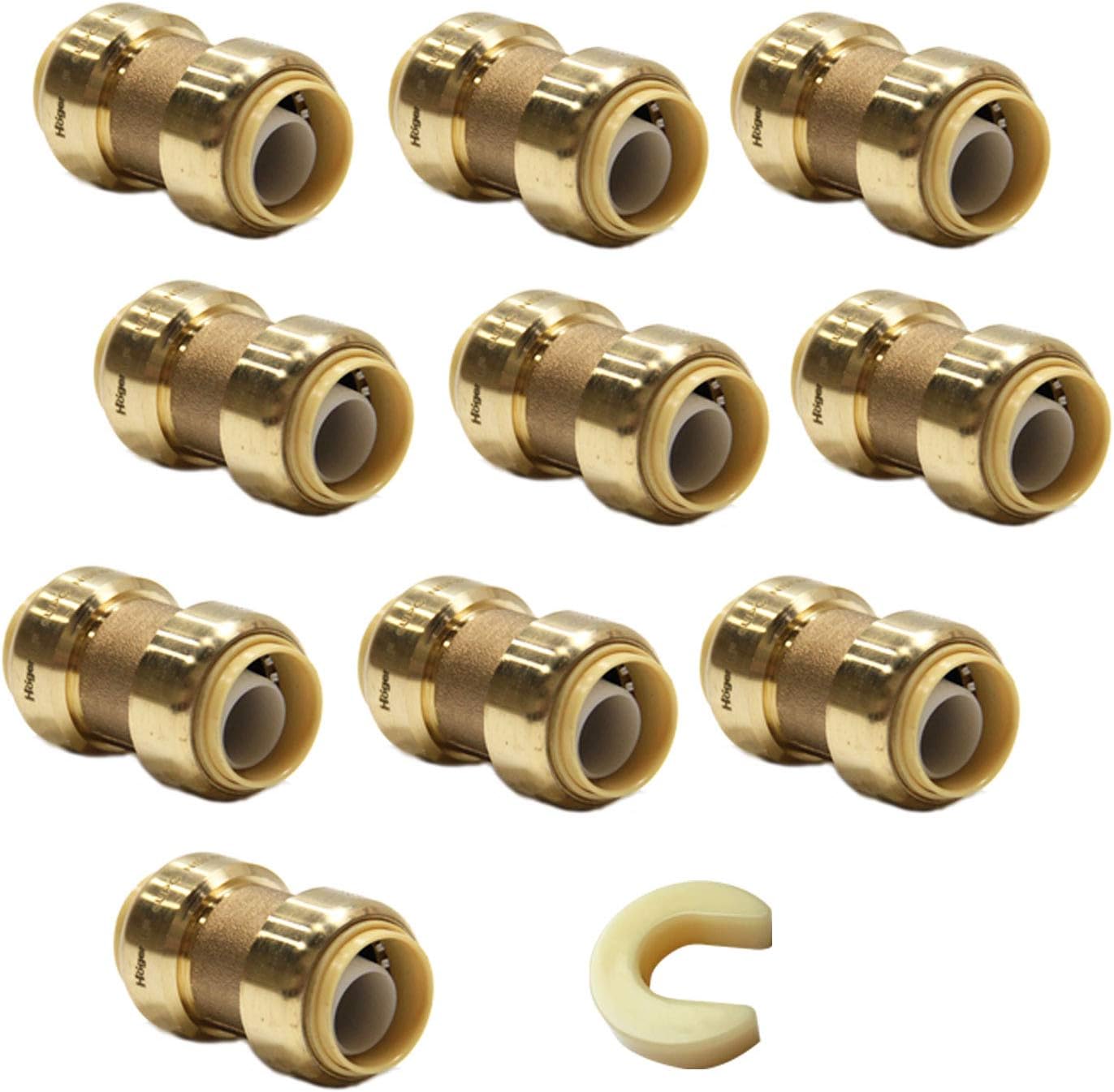 3/4 Inch Push-Fit Coupling Fittings for Pex and Copper Pipes