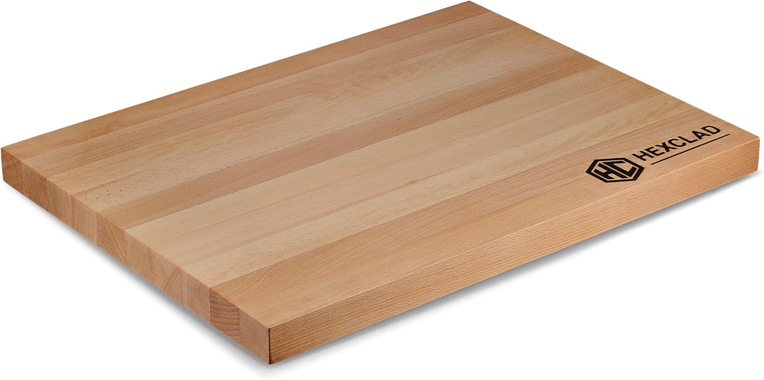 HexClad Extra Large Beechwood Cutting Board for Chopping