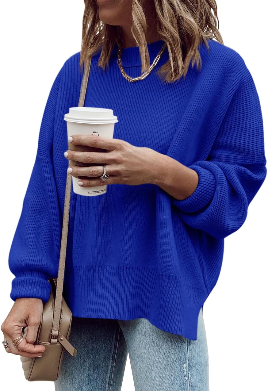 Imily Bela Womens Oversized Tunic Sweaters for Fall Style