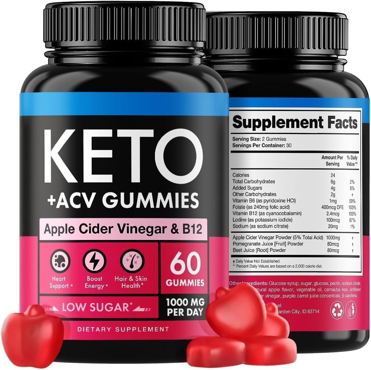 Keto Apple Cider Gummies - Advanced Weight Loss & Detox - Beilancy