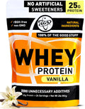 Vanilla Whey Protein Powder 2lb - Clean, Undenatured Protein