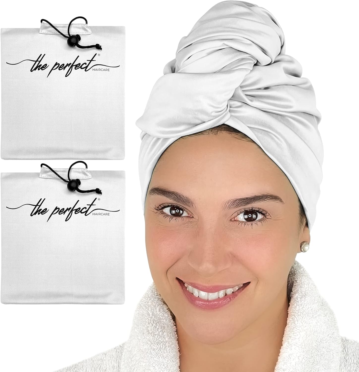 Microfiber Hair Towels Wrap for Women - Anti-Frizz Essential
