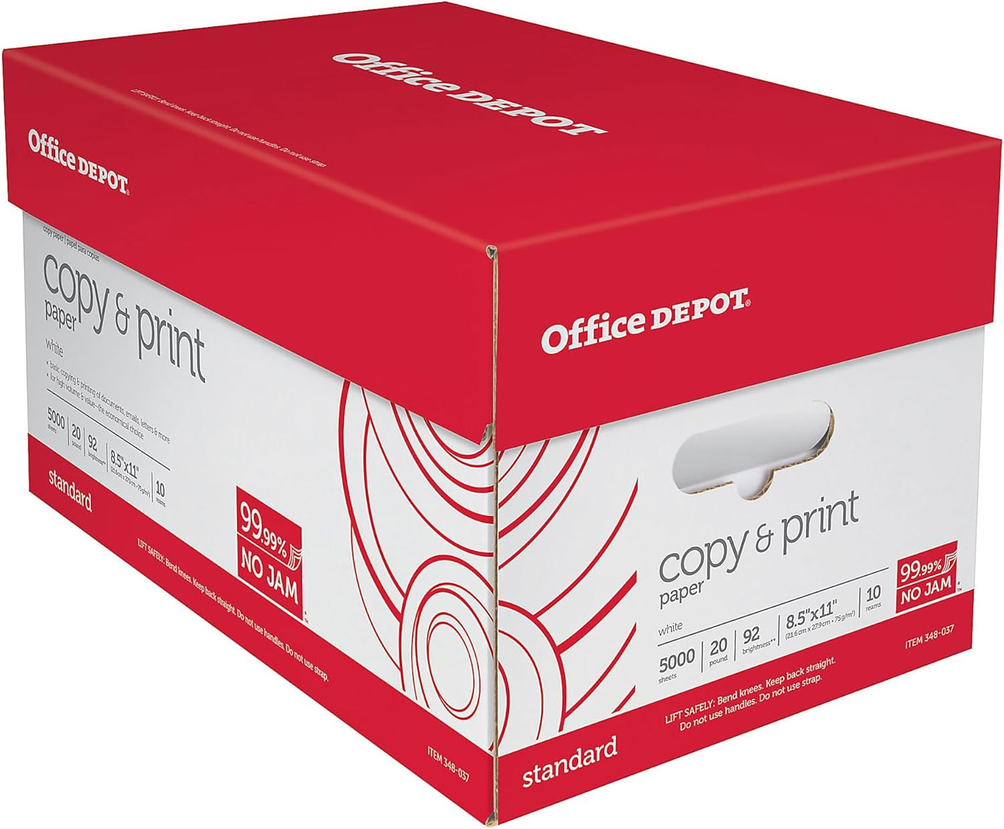 Multi-Use Print & Copy Paper - 8.5in x 11in, 5000 Pages
