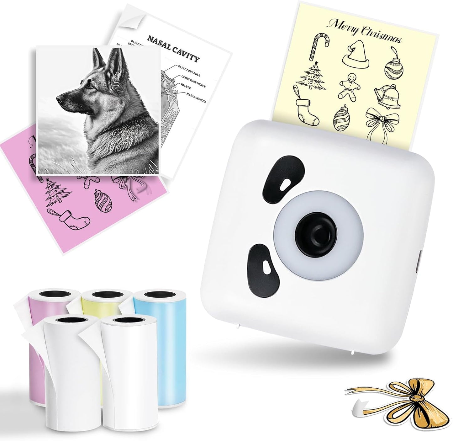 Portable Mini Sticker Printer - Custom Stickers Anywhere!
