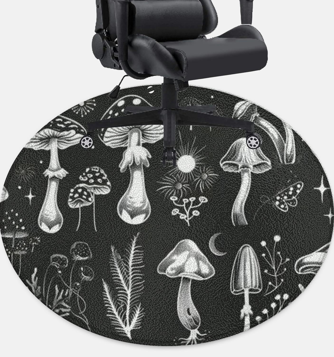 Boho Mushroom Magic Rug 48x48 BETYAOTUPO