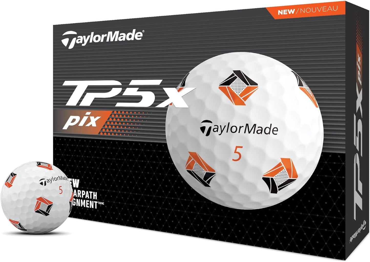 TaylorMade TP5 Golf Balls with New Speed Wrap Core Design