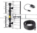 Outdoor Digital HDTV Antenna with High Gain and Low Noise Amplifier