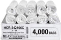 Aluf Plastics High Density Trash Bags 10 Gallon - Clear Value Pack