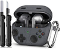 Game-themed Silicone Case for Samsung Galaxy Buds 3 Pro - Dark Gray