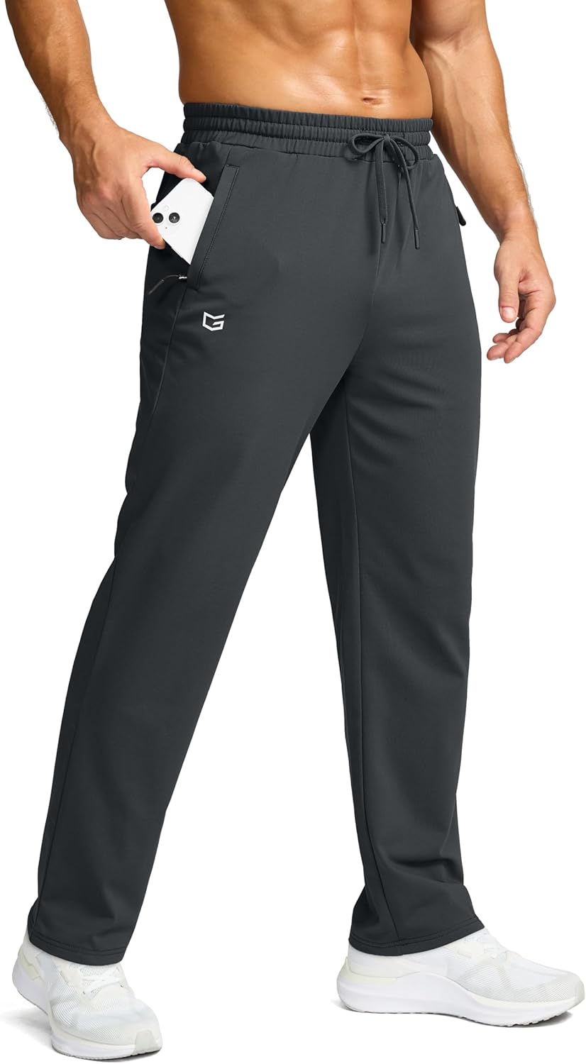 G Gradual Men's Fleece Lined Pants for Winter Hiking and Fitness