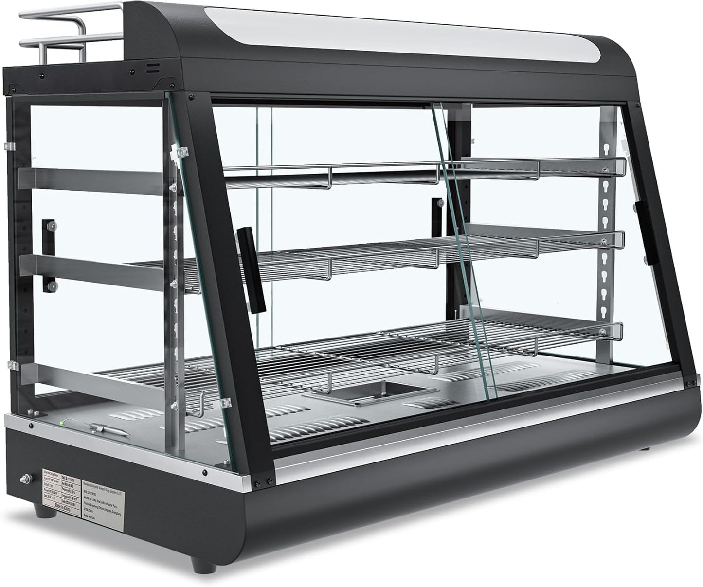 35inch 3-Tier Commercial Food Warmer for Cafeteria Kitchen