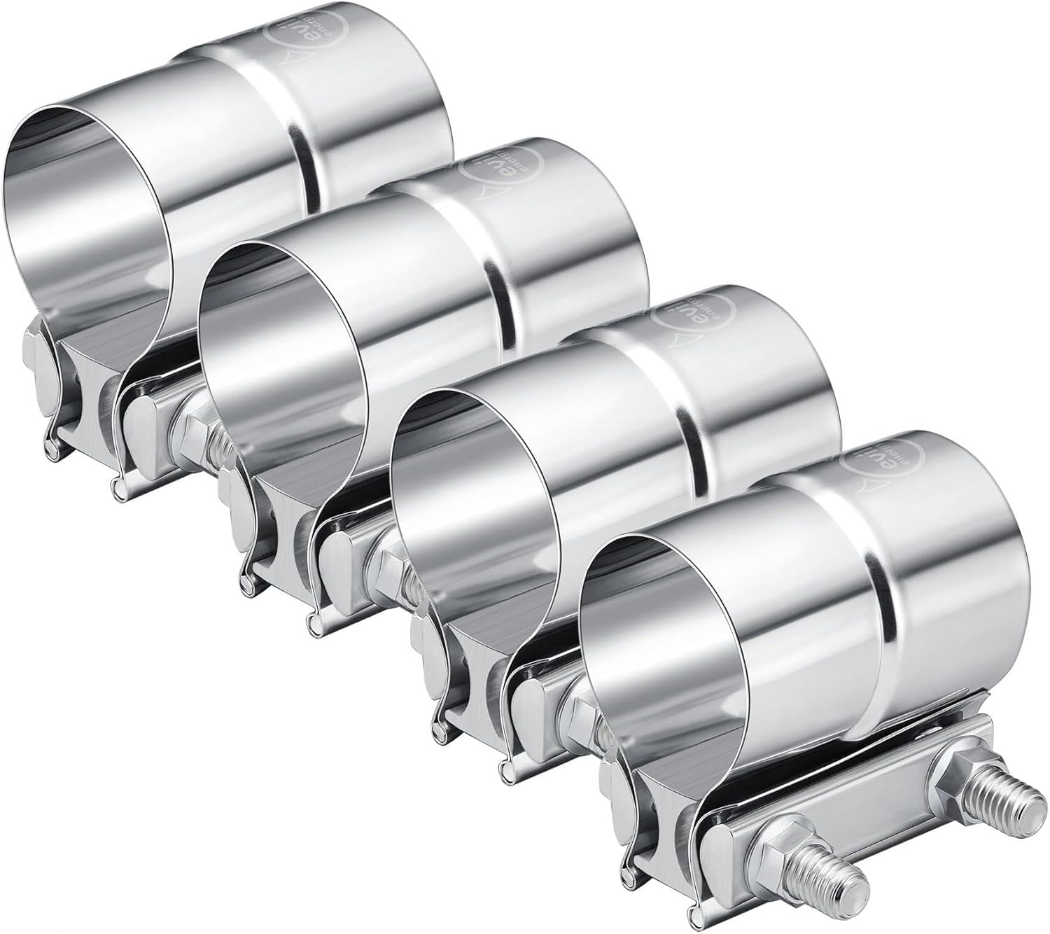 EVIL ENERGY 2ft' Exhaust Clamp for Pipes and Mufflers - 4Pcs