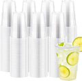 Lamosi 1000 Pack 12 oz Clear Plastic Cups - Sturdy Disposable