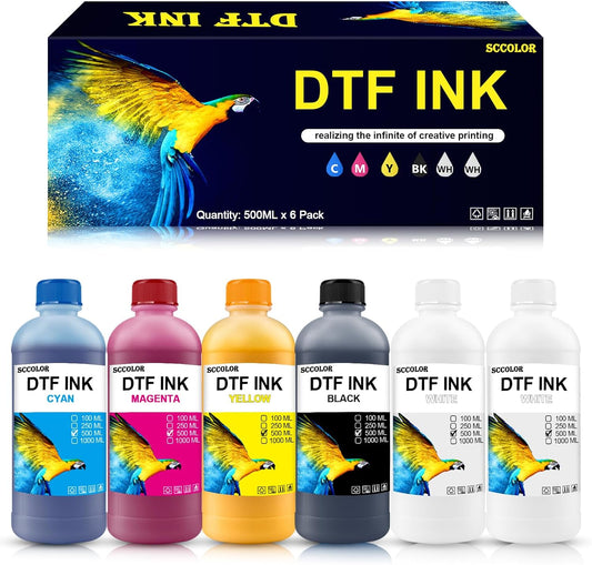 Vibrant DTF Ink Pack - For Stunning PET Film Prints!