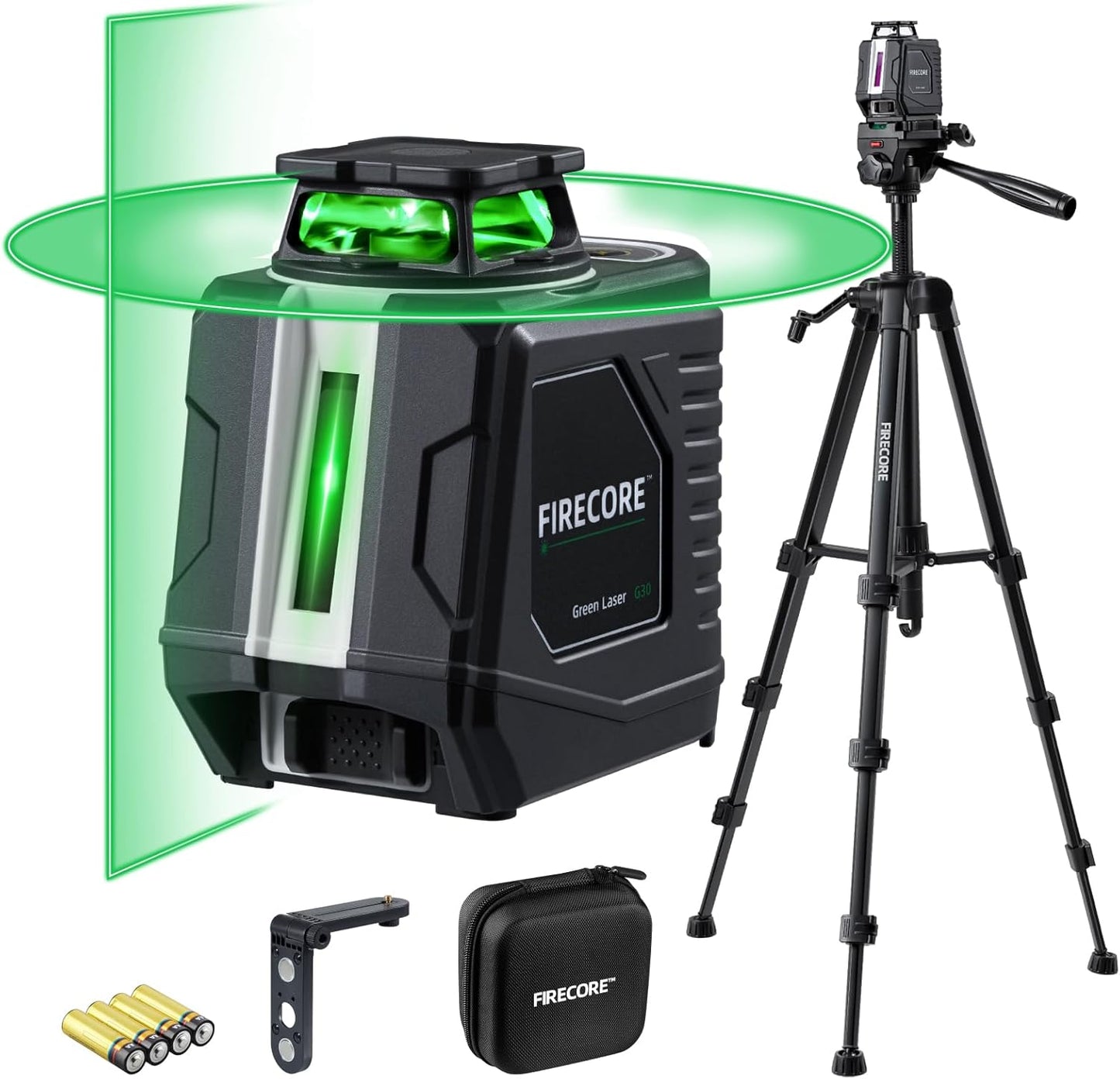 Firecore 360 Laser Level with Tripod for Accurate Leveling