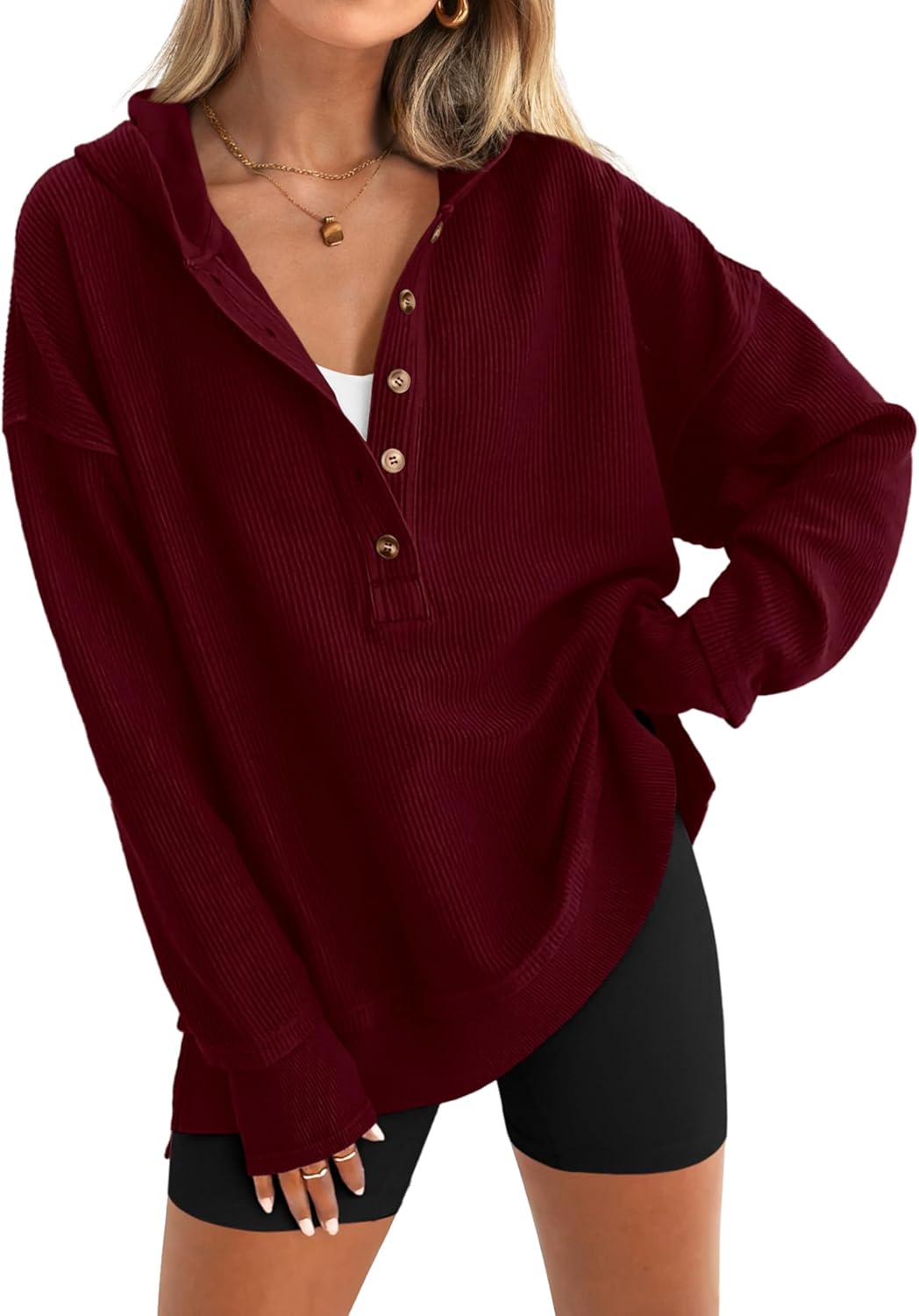 PRETTYGARDEN Womens Oversized Long Sleeve Hoodie for Fall 2025