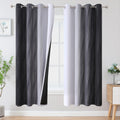 Estelar Textiler Ombre Blackout Curtains 52Wx72L Set - Full Room
