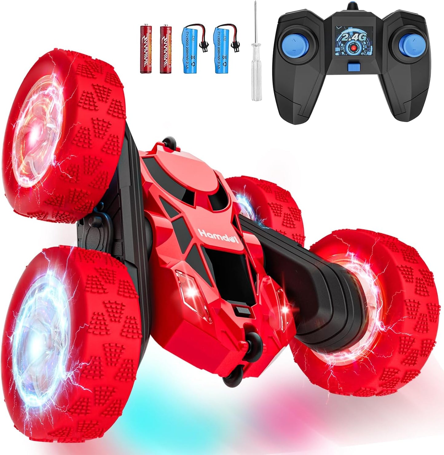 Remote Control Car Double Sided 360 Rotating 4WD Stunt Toy
