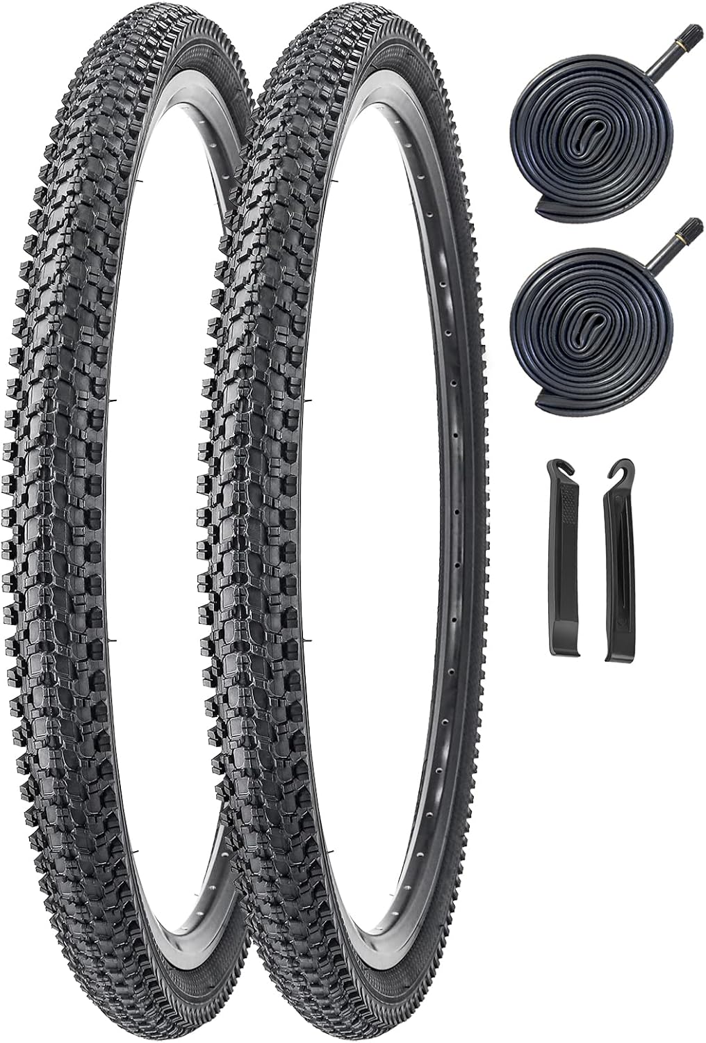 2 Pack Folding Replacement Bike Tire for Mountain Bikes