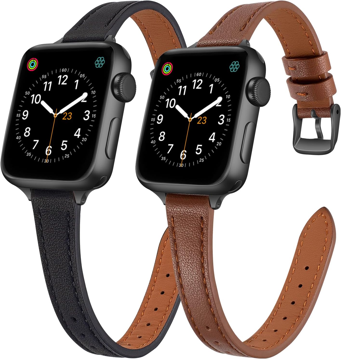 SEURE Genuine Leather Slim Band for Women