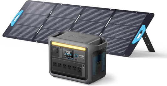 Anker SOLIX C1000: Portable Power Station with 200W Solar Panel - Reliable Off-Grid Power!