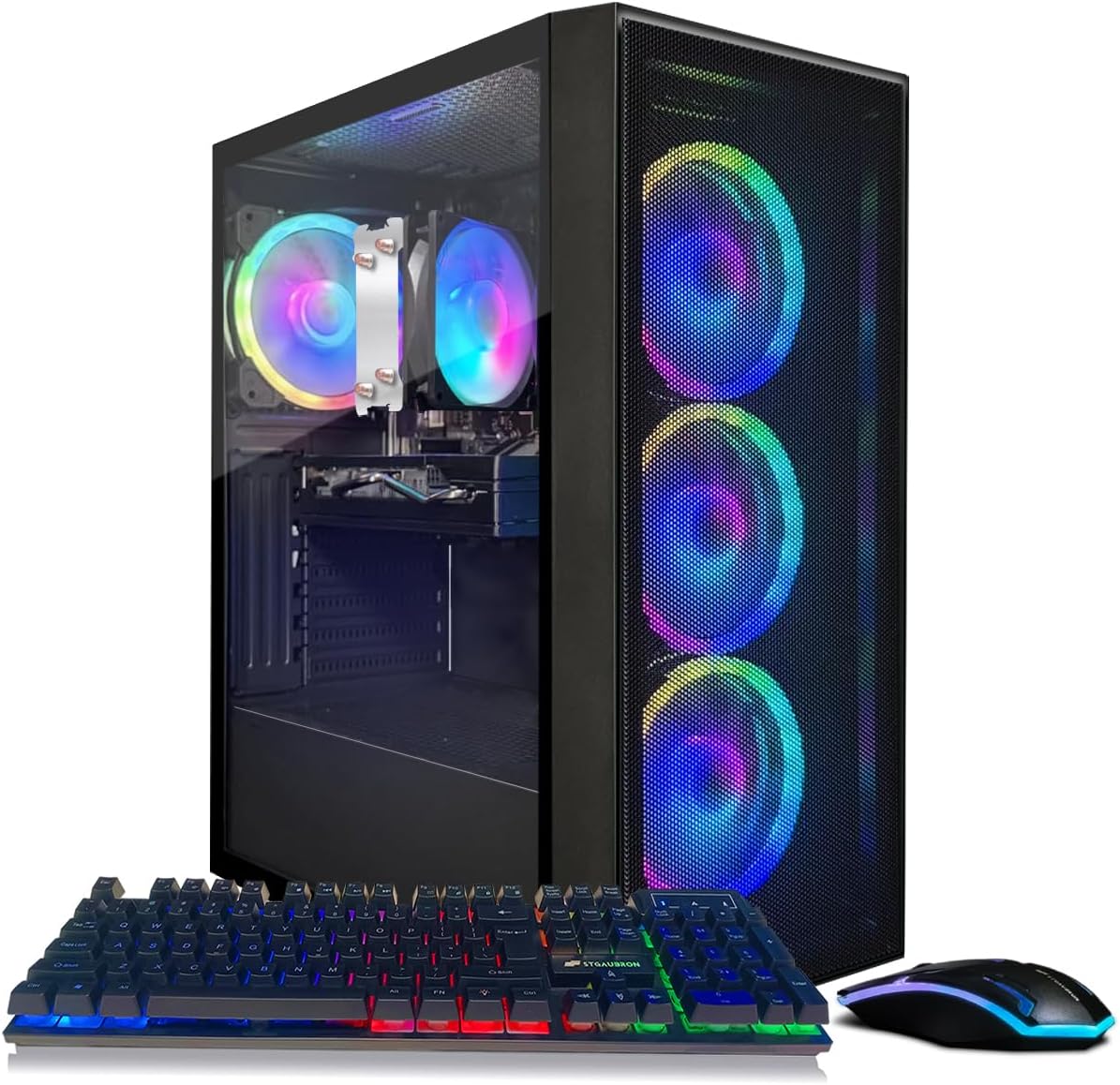 High-Performance Gaming PC with Ryzen 7 and GeForce RTX 2060