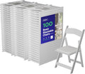 SIMPLEX 100 White Resin Stackable Chairs - Comfortable Foldable